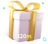 Receba seus bônus de boas-vindas no 120m